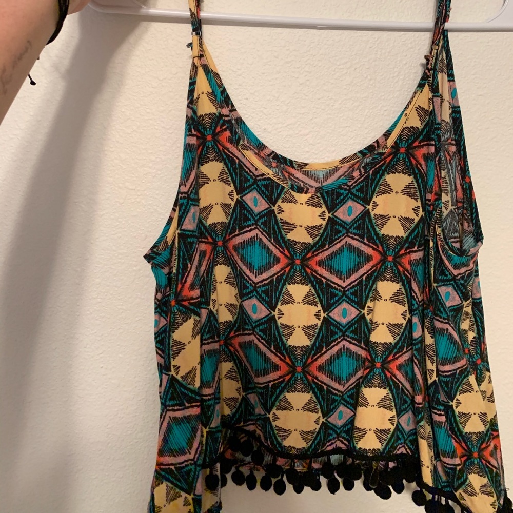 patterned tank top
